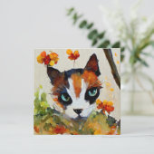 庭の三毛猫 (スタンド正面)