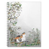 庭の三毛猫 ノートブック (正面)