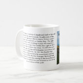 庭の主灯台、乾燥したTortugasのフロリダのマグ コーヒーマグカップ (正面左)