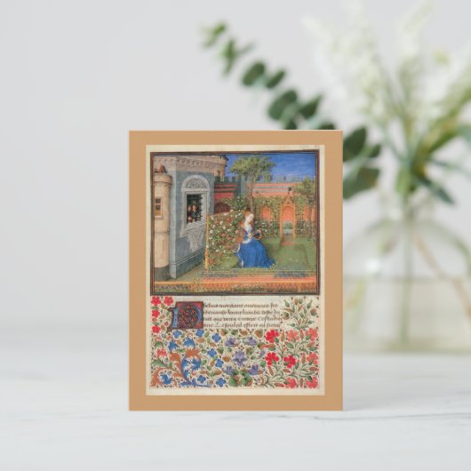 庭の乙女 ポストカード (スタンド正面)