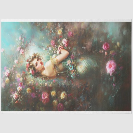 庭の乙女 薄葉紙 (正面)