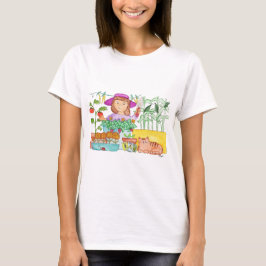 庭の乙女 Tシャツ