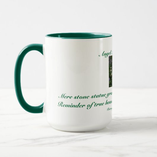 庭の信号器のマグの天使 マグカップ (左)