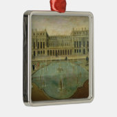 庭の側面からの館deバーセイルズ メタルオーナメント (右)