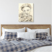 庭の像 キャンバスプリント (インサイチュ (寝室))