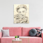 庭の像 キャンバスプリント (インサイチュ (リビング))