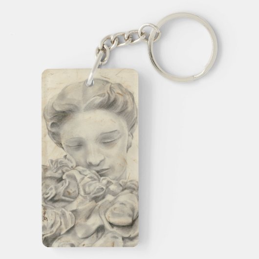 庭の像 キーホルダー (裏面)