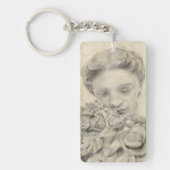 庭の像 キーホルダー (正面)