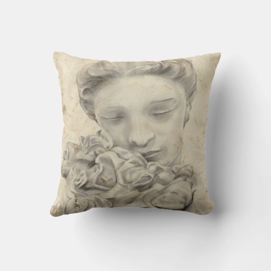 庭の像 クッション (裏面)