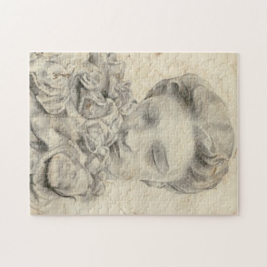 庭の像 ジグソーパズル (横)