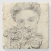 庭の像 ストーンコースター (正面)