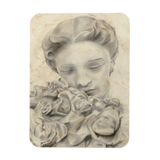 庭の像 マグネット (縦)