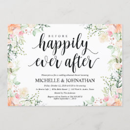 庭の優雅の結婚式のリハーサルの夕食の招待 招待状