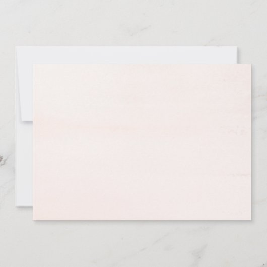 庭の優雅の結婚式のリハーサルの夕食の招待 招待状 (裏面)