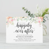 庭の優雅の結婚式のリハーサルの夕食の招待 招待状 (スタンド正面)