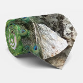 庭の写真のタイの孔雀 ネクタイ (ロール)