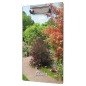 庭の写真の緑豊かな春公園道文字 クリップボード (左)