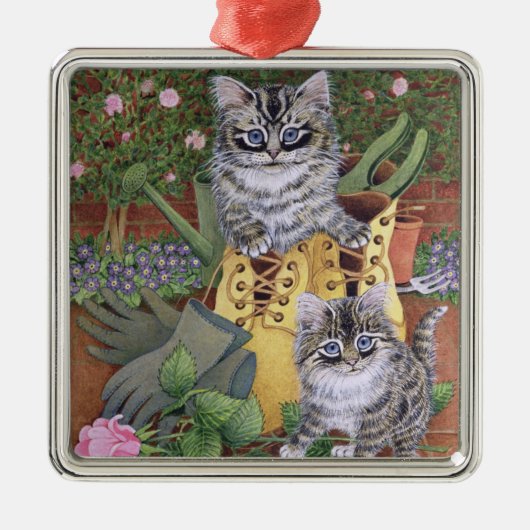 庭の助手 メタルオーナメント (正面)