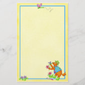 庭の友人の文房具 便箋 (正面)