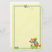 庭の友人の文房具 便箋 (正面/裏面)