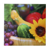 庭の収穫のかご タイル (正面)