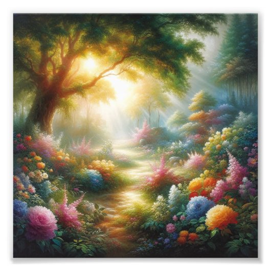 「庭の囁き」 フォトプリント (正面)