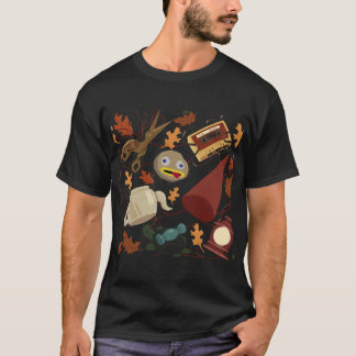 庭の壁のパターン上 Tシャツ