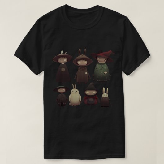 庭の壁の上(4) Tシャツ (デザイン正面)