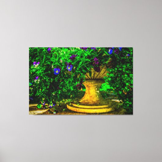 庭の夏 キャンバスプリント (正面)