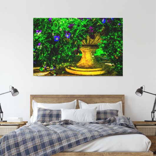 庭の夏 キャンバスプリント (インサイチュ (寝室))