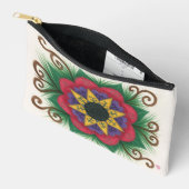 庭の大きすぎる財布 アクセサリーポーチ (見開き)