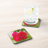 庭の大きな赤いバラ コースター (右側)