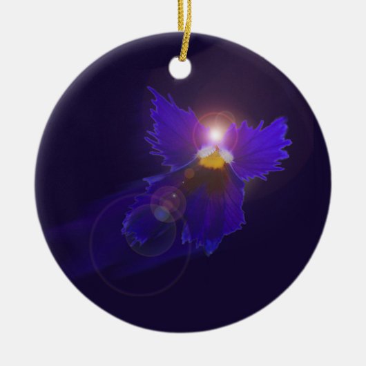 庭の天使のオーナメント セラミックオーナメント (正面)