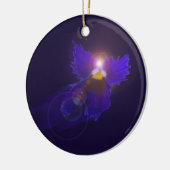 庭の天使のオーナメント セラミックオーナメント (左)