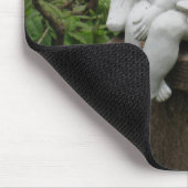 庭の天使 マウスパッド (コーナー)