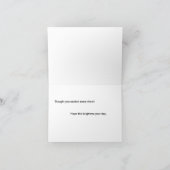 庭の天使Notecards カード (内部)