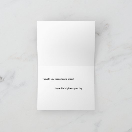 庭の天使Notecards カード (内部)