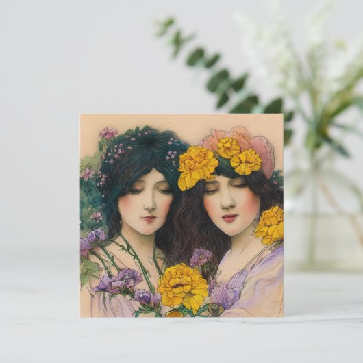 庭の女性2 (スタンド正面)