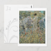 庭の女性 – Frederick Carl Frieseke ポストカード (正面/裏面)