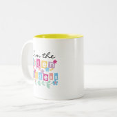 庭の女神のTシャツおよびギフト ツートーンマグカップ (正面左)