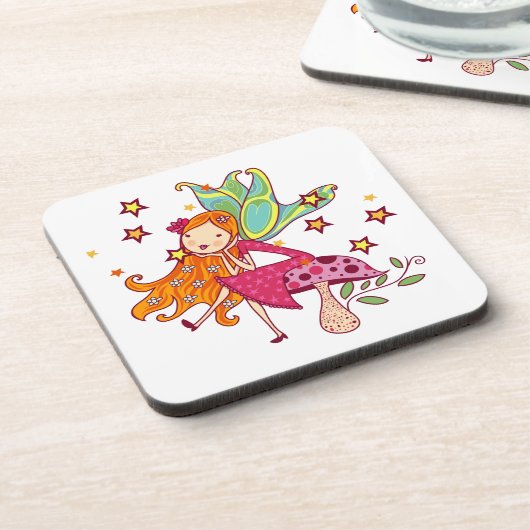 庭の妖精のキノコ コースター (左側)