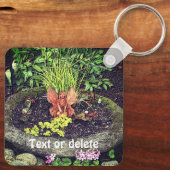 庭の妖精の自然 キーホルダー (裏面)