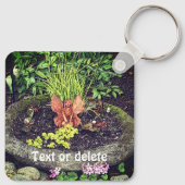 庭の妖精の自然 キーホルダー (裏面)