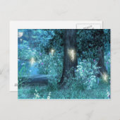 庭の妖精の郵便はがき ポストカード (正面/裏面)