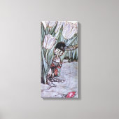 庭の妖精 キャンバスプリント (正面)