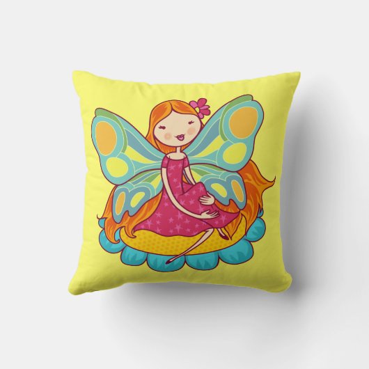 庭の妖精 クッション (裏面)