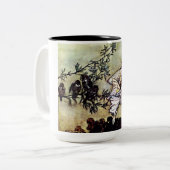 庭の妖精 ツートーンマグカップ (正面左)