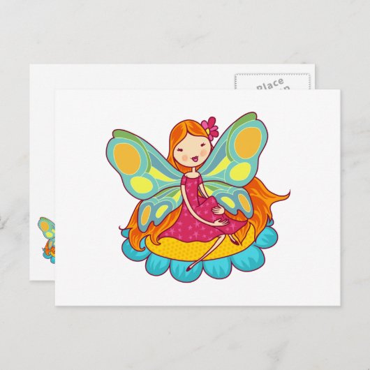 庭の妖精 ポストカード (正面/裏面)