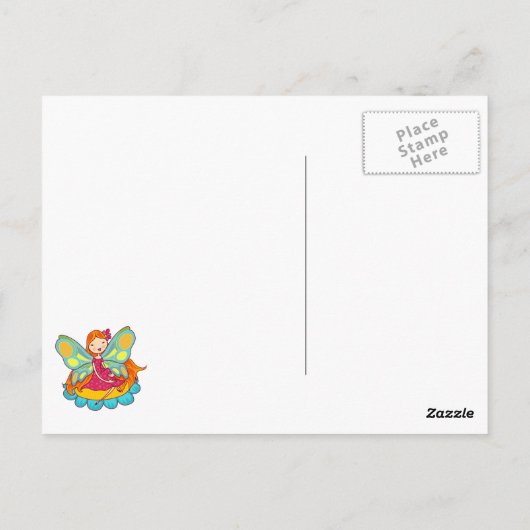 庭の妖精 ポストカード (裏面)