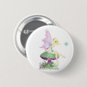 庭の妖精 缶バッジ (正面&裏面)